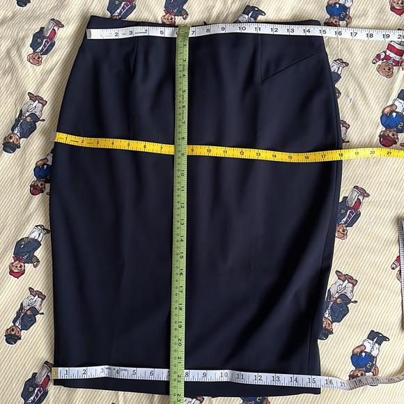Women's Navy / VINTAGE Victoria Secret pencil skirt / Size 6 - Picture 10 of 10
